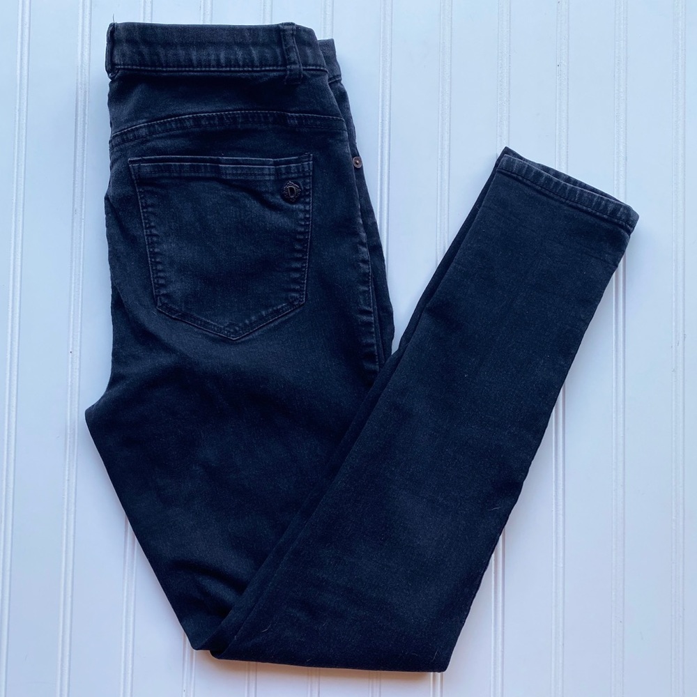 Democracy ‘Ab’ technology black skinny jeans!